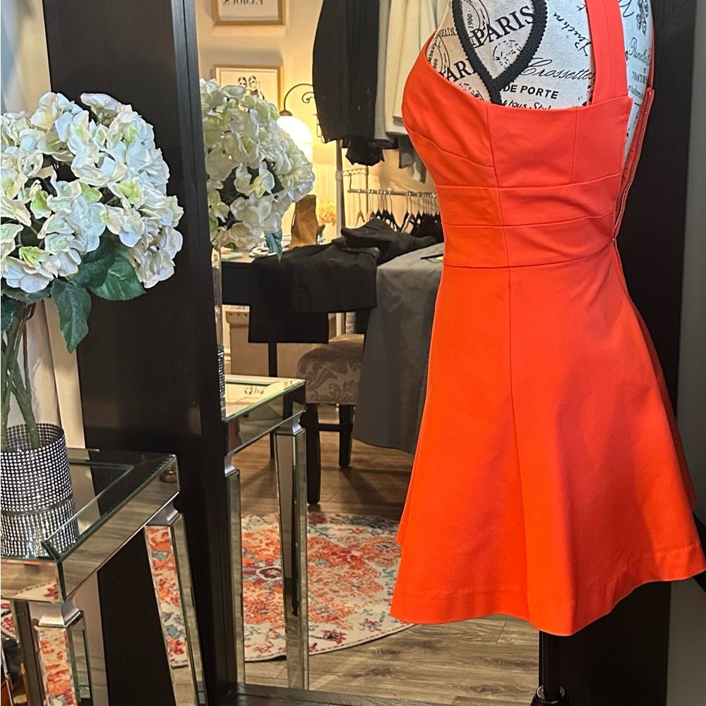 BEAUTIFUL, ARMANI bright Orange 🍊 short dress.  Size XS - Picture 9 of 13